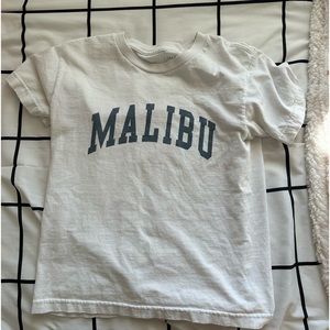 Brandy Melville “Malibu” white tee